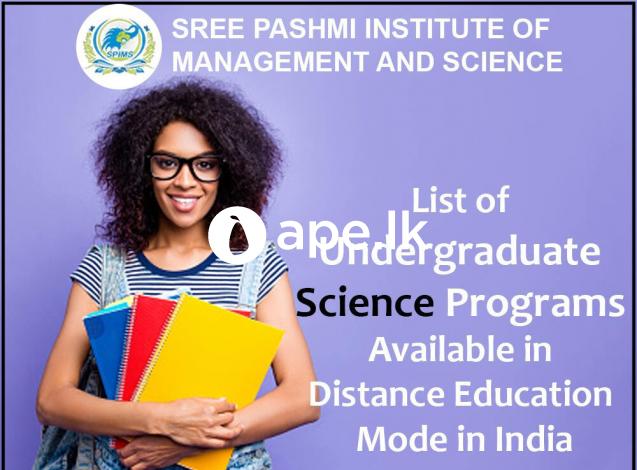  List of Undergraduate Science Programs